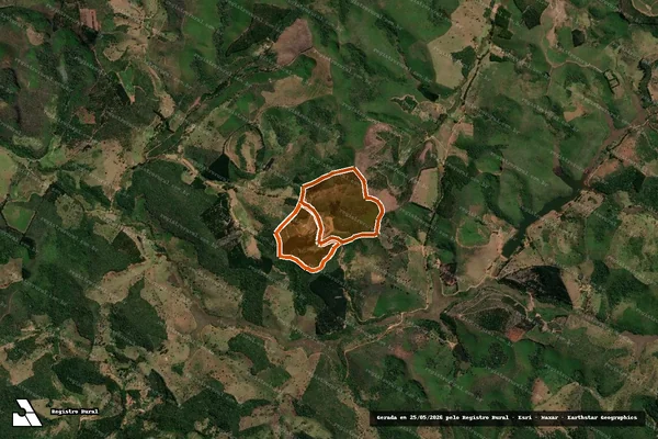 Imagem de satélite de SITIO SÃO MATEUS em MALACACHETA - MG
