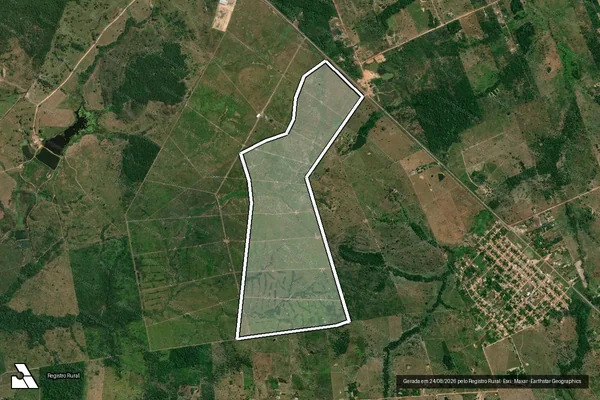 Imagem de satélite de FAZENDA PLANALTO II em SÃO JOÃO DO ARAGUAIA - PA
