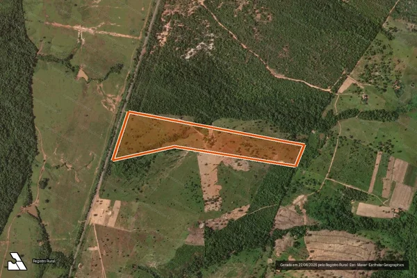 Imagem de satélite de LOTE 31, PA ARRAIAS em NOVA OLINDA - TO