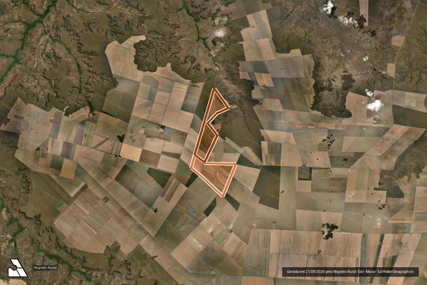 Imagem de satélite de Fazenda Nossa Senhora de Fátima em BOM JESUS - PI