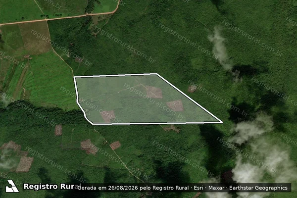 Imagem de satélite de FAZENDA SANTA CLARA em SÃO JOÃO DE PIRABAS - PA