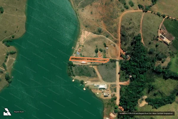 Imagem de satélite de MOTAS E FAZENDA VIGILATO em PERDÕES - MG