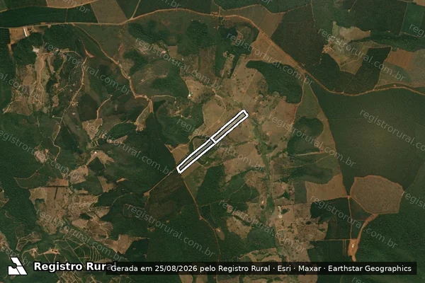Imagem de satélite de FAZENDA MANDASSAINHA em ITAMARANDIBA - MG