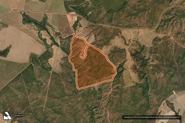 Imagem de satélite de FAZENDA BARREIRA DA FURNA em ÁGUA BOA - MT