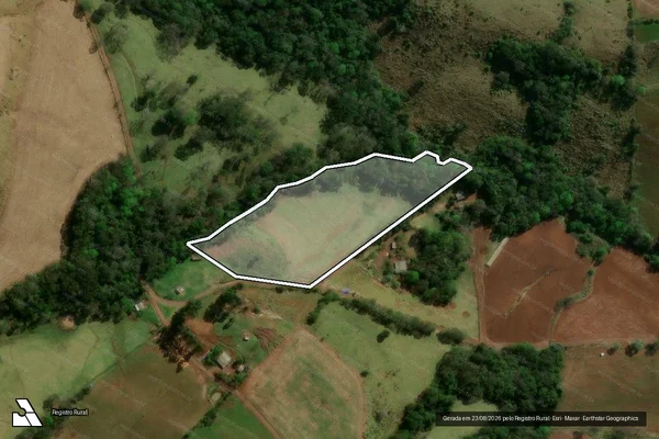 Imagem de satélite de LOTES N. 46 e 47, PARTE DO 46 e 46 em NOVA LARANJEIRAS - PR