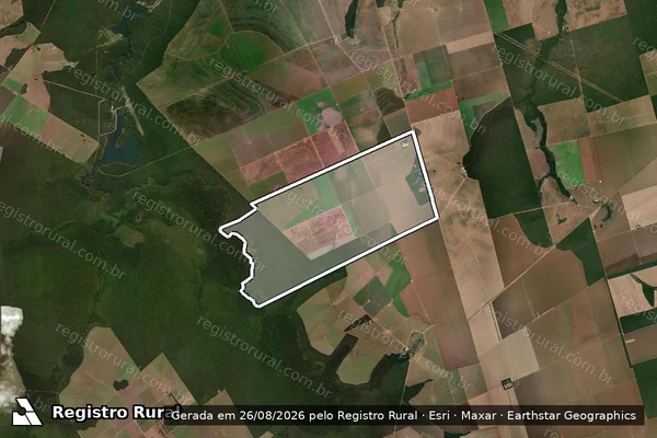 Imagem de satélite de Fazenda Nova Maringá em NOVA MARINGÁ - MT