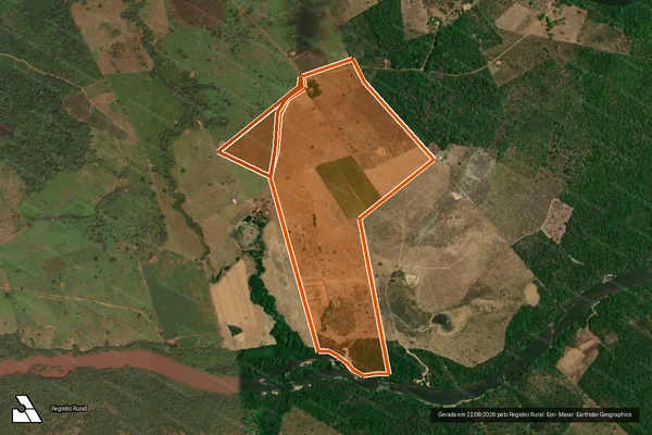 Imagem de satélite de LOTE 74 em FLORESTA DO ARAGUAIA - PA