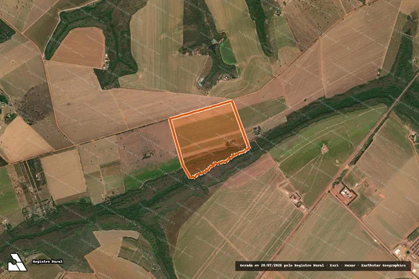 Imagem de satélite de PA JATOBAZINHO em ÁGUA BOA - MT