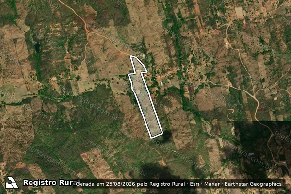 Imagem de satélite de SÍTIO SANTO ANTÔNIO em CARIRIAÇU - CE