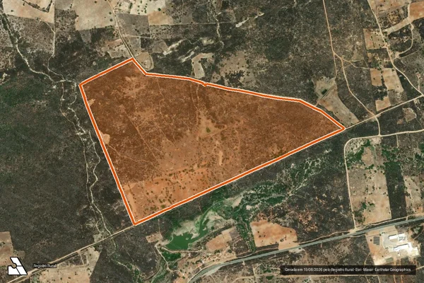 Imagem de satélite de FAZENDA MARIA DA PAZ LTDA em JUAZEIRINHO - PB