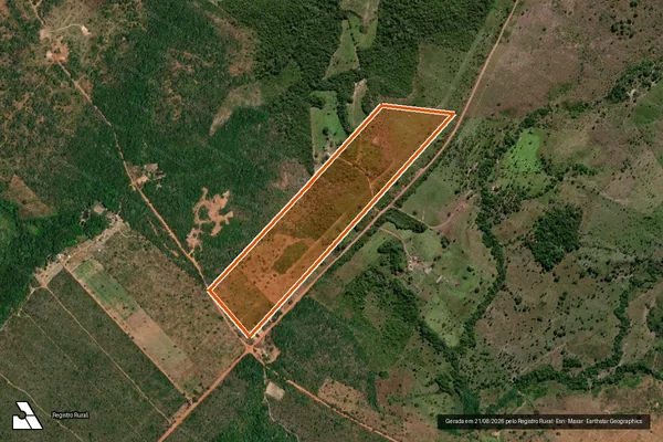 Imagem de satélite de LOTE 255 / PARTE 6 em ARAGUATINS - TO