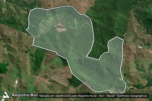 Imagem de satélite de FAZENDA SANTA LUZIA em BREJO DE AREIA - MA