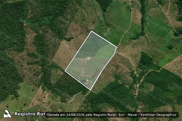 Imagem de satélite de Chácara RDP Lt 31B em MARABÁ - PA