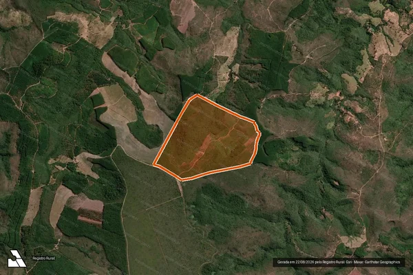 Imagem de satélite de CANOAS em ITAMARANDIBA - MG