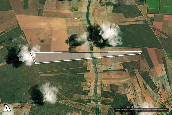 Imagem de satélite de FAZENDA BAIXA DO SALGADO em RIBEIRA DO AMPARO - BA