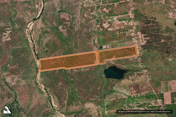 Imagem de satélite de LAGOA GRANDE - MATA BODE em ACARAPE - CE