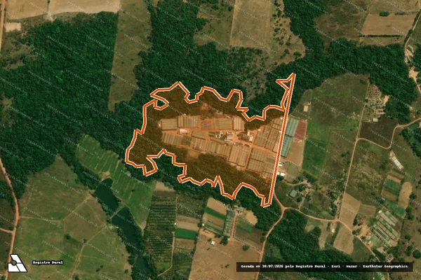 Imagem de satélite de LOTE 26 em CAMPO VERDE - MT