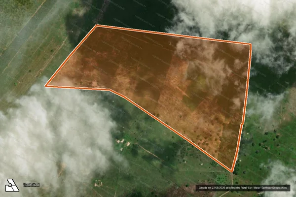 Imagem de satélite de FAZENDA BORGES em CRISÓPOLIS - BA