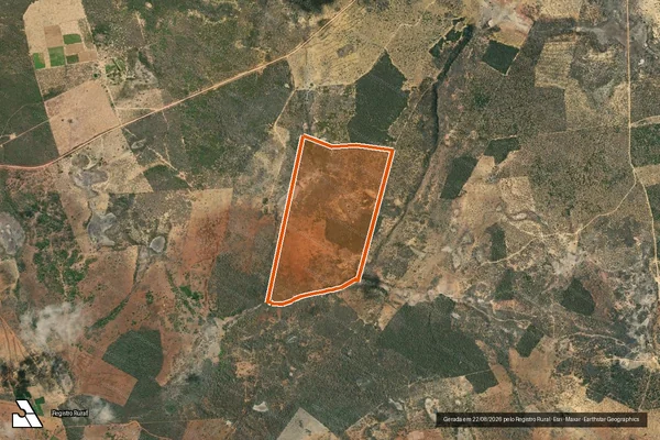 Imagem de satélite de BOA TERRA em MORRO DO CHAPÉU - BA