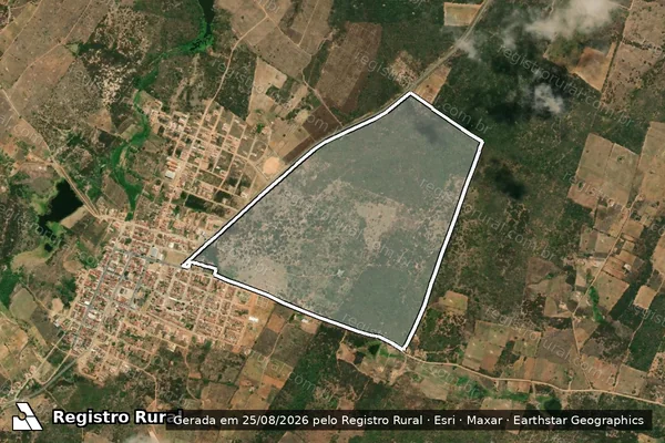 Imagem de satélite de SITIO SOSSEGO em SOSSÊGO - PB