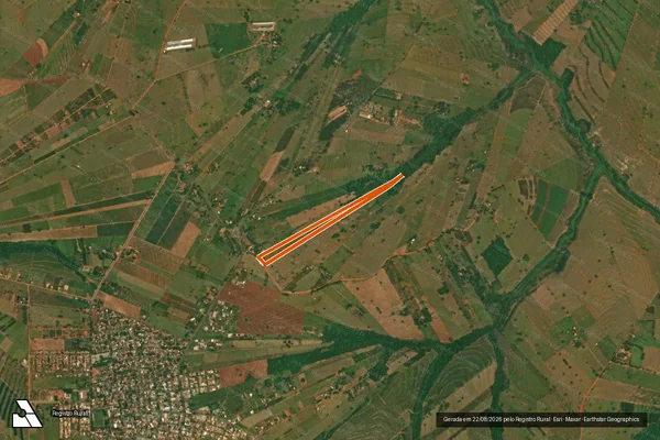 Imagem de satélite de LOTE RURAL 387-B/1 em SÃO JORGE DO PATROCÍNIO - PR