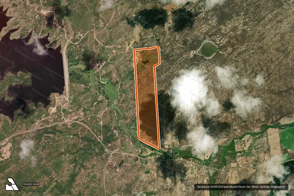 Imagem de satélite de SÍTIO SANTO ANTÔNIO em MORADA NOVA - CE
