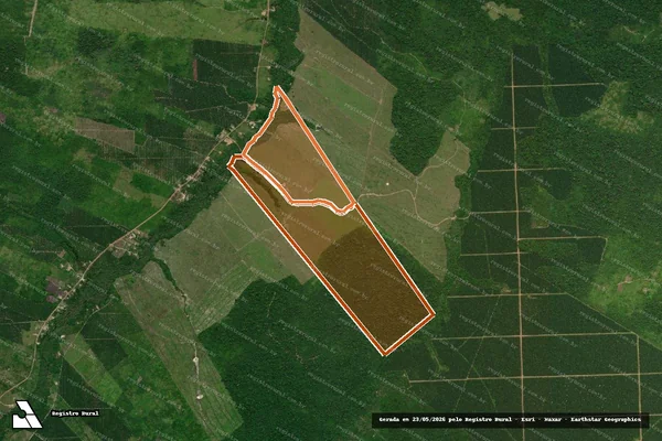 Imagem de satélite de FAZENDA ÁGUA BOA em MOJU - PA