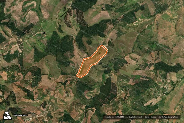 Imagem de satélite de SITIO LUCISMARK em MANTENA - MG