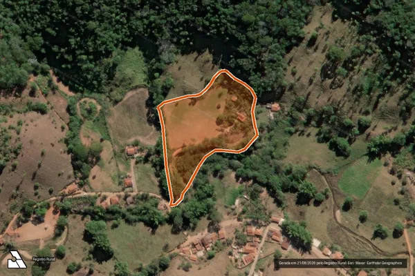 Imagem de satélite de Fazenda Capitão do Mato em CARMÉSIA - MG