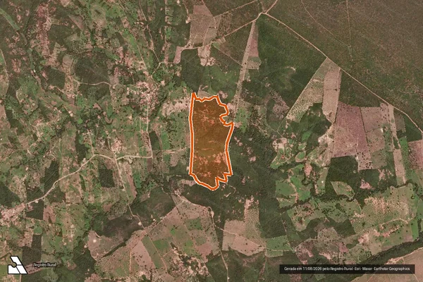 Imagem de satélite de FAZENDA PANELINHA i em MIRAVÂNIA - MG