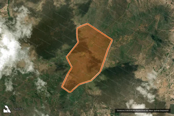 Imagem de satélite de FAZENDA SALGADINHO em PÃO DE AÇÚCAR - AL