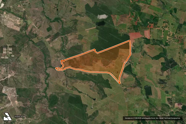 Imagem de satélite de FAZENDA SANT'ANA II em CORAÇÃO DE MARIA - BA