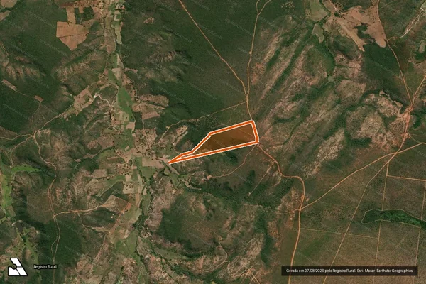 Imagem de satélite de FAZENDA BARREIRO em RIO PARDO DE MINAS - MG