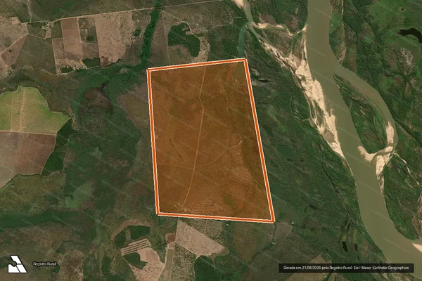 Imagem de satélite de FAZENDA SAO JOSE V em SÃO FÉLIX DO ARAGUAIA - MT