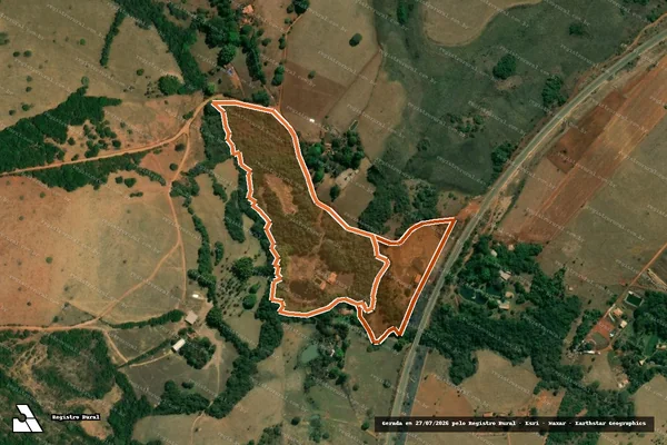 Imagem de satélite de FAZENDA MARRECOS em ROMARIA - MG