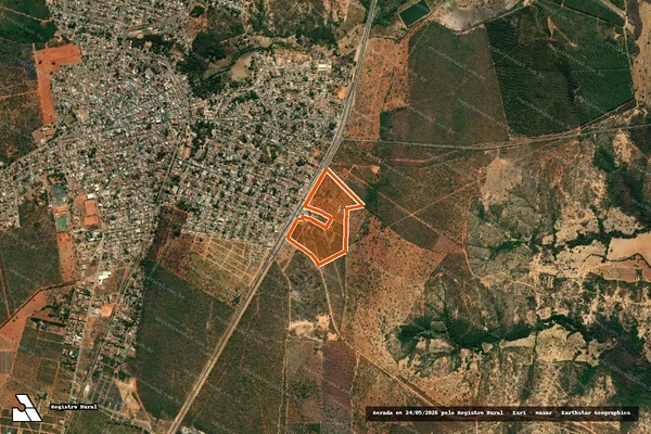 Imagem de satélite de Fazenda Capão do Rocha em CORINTO - MG
