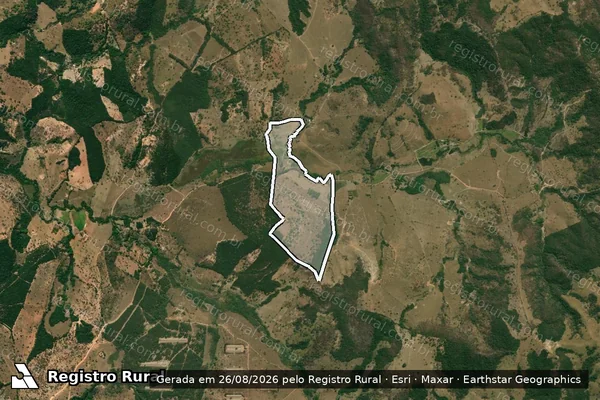 Imagem de satélite de FAZENDA VENANCIOS em SÃO GONÇALO DO PARÁ - MG