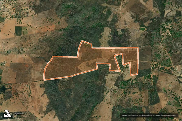 Imagem de satélite de FAZENDA SANTO ANTONIO em PALMEIRA DOS ÍNDIOS - AL