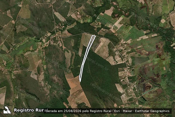 Imagem de satélite de FAZENDA RIACHO DOS CAVALOS em RIO PARDO DE MINAS - MG