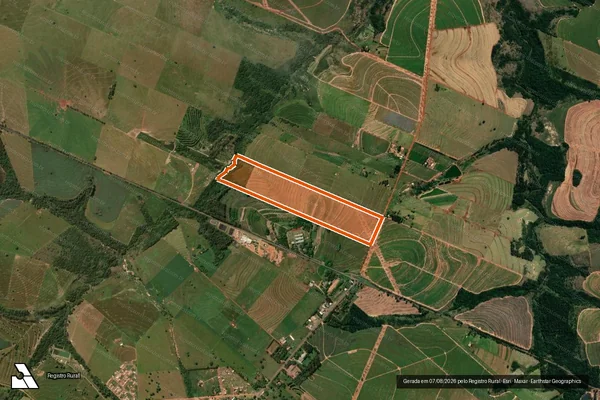 Imagem de satélite de Rancho Dakota em CIDADE GAÚCHA - PR
