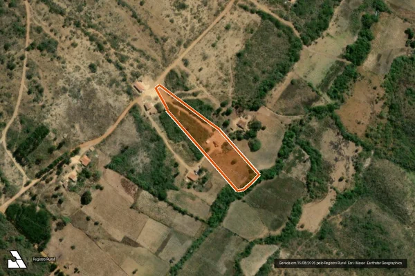 Imagem de satélite de FAZENDA AURORA em RIO PARDO DE MINAS - MG