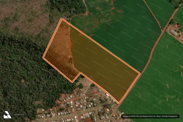 Imagem de satélite de BEBINHA em CANDÓI - PR