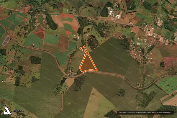Imagem de satélite de FAZENDA LAGOA FORMOSA em CAMPO LIMPO DE GOIÁS - GO