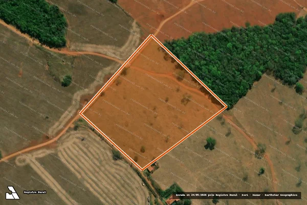Imagem de satélite de FAZENDA AROEIRA em CRISTIANÓPOLIS - GO