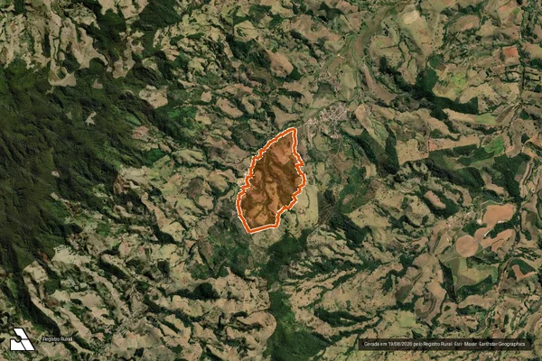 Imagem de satélite de Fazenda Do Rosario ll em DOM VIÇOSO - MG