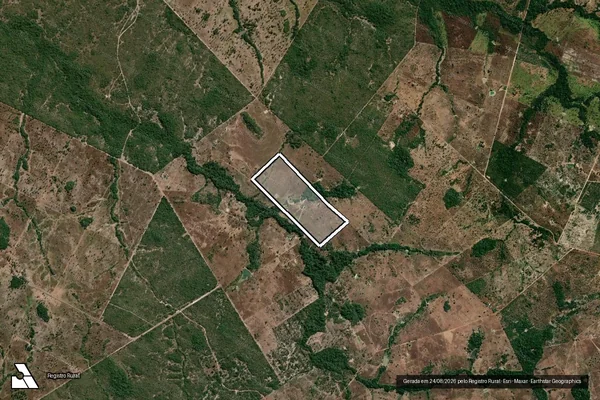 Imagem de satélite de PA CHICO MENDES LOTE 162 em CRIXÁS - GO
