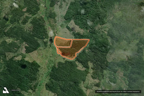 Imagem de satélite de Fazenda Vila Ferreira em BARRA DO ROCHA - BA