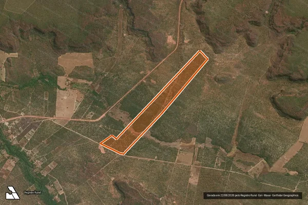 Imagem de satélite de FAZENDA BURITIRANA em URUÇUÍ - PI