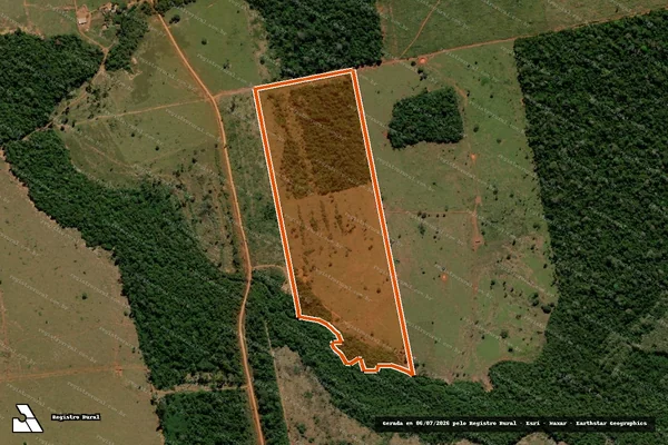 Imagem de satélite de FAZENDA MORENA - LOTE 73 em ARIPUANÃ - MT