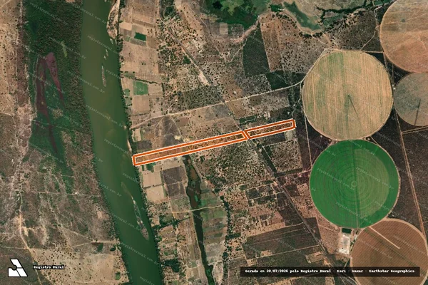 Imagem de satélite de FAZENDA LAGES E ARARAS em IBIAÍ - MG